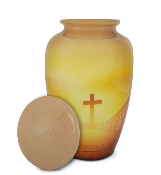 Honorary Memorials Ascending Passage Cremation Urn for Ashes Without a Lid